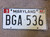 February 1987 MARYLAND License Plate BGA-536