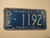 1967 KANSAS Midway USA License Plate PL 1192