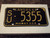 1968 KANSAS Midway USA License Plate 5355
