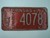 1965 KANSAS Truck License Plate LV 4078