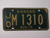 1973 KANSAS License Plate JO M 1310