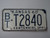 1960 KANSAS 1961 Centennial Truck License Plate BT T2840