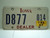 2007 IOWA Dealer License Plate  D877 014