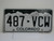 COLORADO License Plate 487 VCW