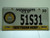 MISSISSIPPI Southern Miss University License Plate 51S31