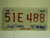 1987 SOUTH DAKOTA Centennial 1889 1989 License Plate 51E 488 1