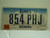 2006 IOWA License Plate 854 PHJ