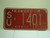 1965 KANSAS Midway USA License Plate SU 1401