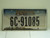 MONTANA Big Sky License Plate 6C 91085