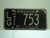 1969 KANSAS Truck 8M regular License Plate LG 753