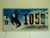 WYOMING Bucking Bronco Devils Tower Commercial License Plate 19 1058 1