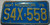 1976 Sept Missouri S4X-558 License Plate DMV Clear