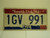 2005 SOUTH DAKOTA Mount Rushmore License Plate 1GV 991