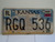 2004 KANSAS Capitol Truck License Plate RGQ 536