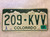 2008 Feb Colorado 209-KVV License Plate