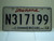 2013 LOUISIANA Commercial License License Plate N317199