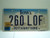 2007 IOWA License Plate 260 LOF