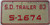 1963 SD South Dakota Trailer 5-1674 License Plate