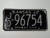 1966 KANSAS Midway USA License Plate JO 96754