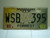 2000 MISSISSIPPI Magnolia License Plate WSB 395