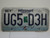 2013 MISSOURI Blue Bird License Plate UG5 D3H