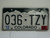 2011 COLORADO License Plate 036 TZY