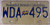Beautiful British Columbia License Plate WDA 495