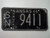 1966 KANSAS Truck License Plate SN 9411