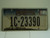 2013 MONTANA Big Sky License Plate 1C 23390