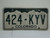 COLORADO License Plate 424 KYV