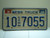 1996 NEBRASKA Commercial Truck License Plate 79 Comm 105 1