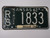 1962 KANSAS 8M Truck License Plate RS 1833