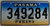 Panama 349284 License Plate