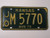 1973 KANSAS License Plate JO M 5770