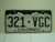 COLORADO License Plate 321 VGC