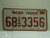 2002 NEBRASKA Commercial Truck License Plate 68 3356