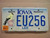 2006 May Iowa EU256 License Plate