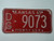 1965 KANSAS Midway USA License Plate DG 9073