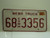 2002 NEBRASKA Commercial Truck License Plate 68 3356 1