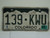 2008 COLORADO License Plate 139 KWU