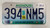 2009 MISSOURI Show-Me State License Plate 394 NM5
