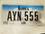 Iowa Lee County License Plate AYN 555 Triple Five