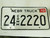 2005 Nebraska Cuming County Commercial License Plate 24 2220