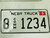 2005 Nebraska Hall County Commercial License Plate 8 1234