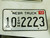 2005 Nebraska Platte County Commercial Truck License Plate 10 2223