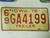 1976 Iowa Montgomery County Trailer License Plate 69 GA4199
