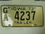 1973 Iowa Trailer License Plate GA 4237