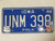 1986 Iowa Polk County License Plate UNM 398