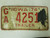 1974 Iowa License Plate GA 4251