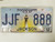 2012 Mississippi Jackson County License Plate JJF 888 Triple Eight